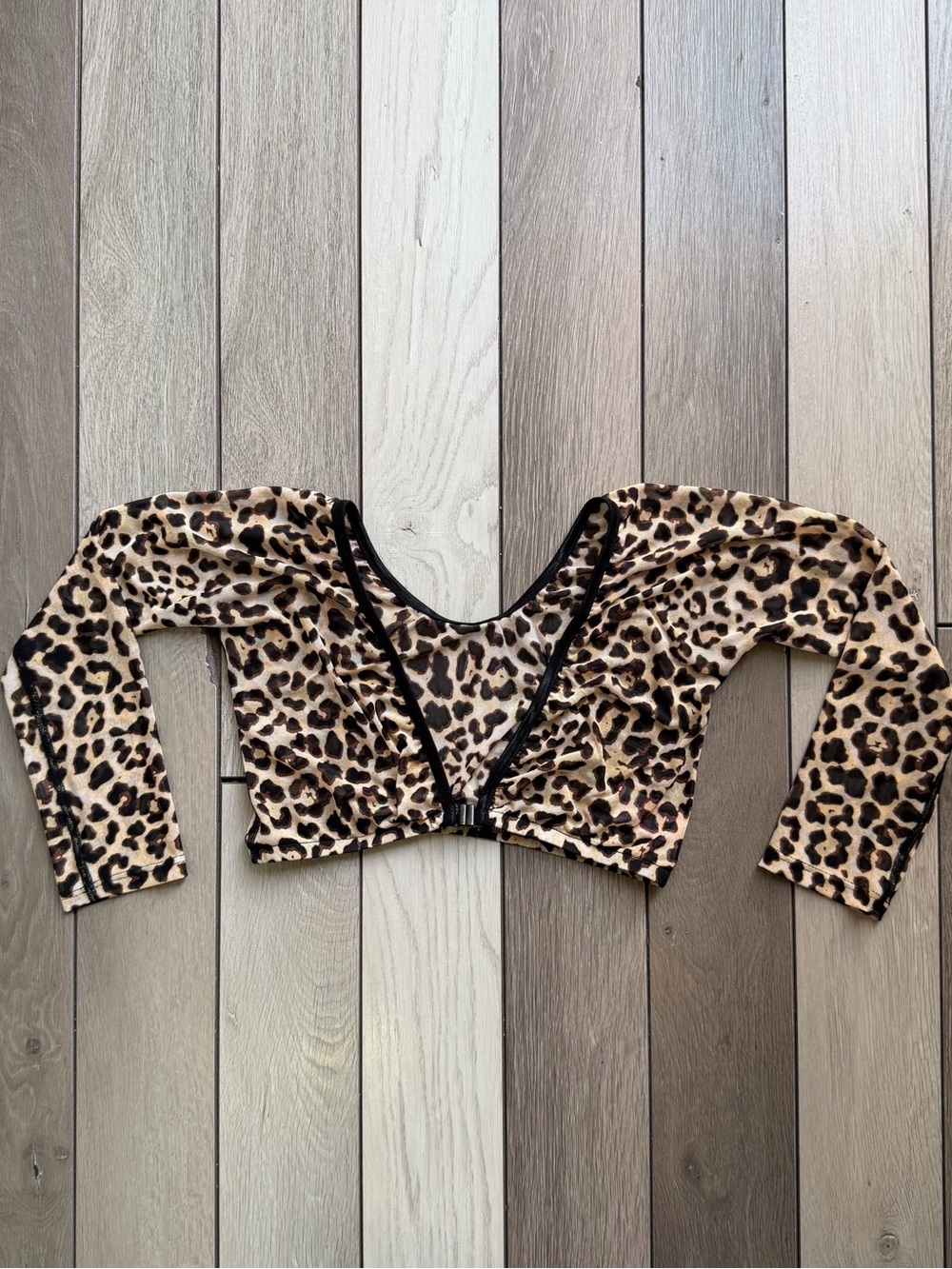 Sleevey Wonders Basic 3/4 Length Animal Print Lace Under Sleeve